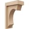 Ekena Millwork 3"W x 6"D x 9"H Classic Emerson Rough Cedar Woodgrain TimberThane Corbel, Primed Tan CORUR03X06X09EMRRCPR - alternate 1